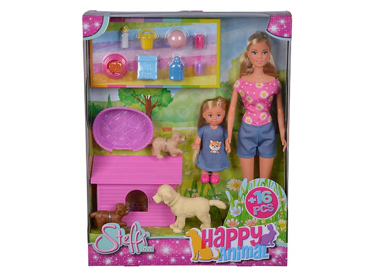 MUÑECA STEFFI LOVE HAPPY ANIMAL