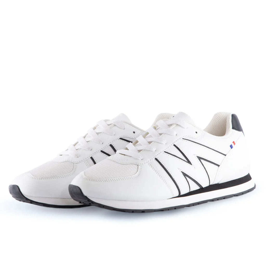 Zapatilla Casual Urbana Hombre Blanco Negro Michelin Cc12