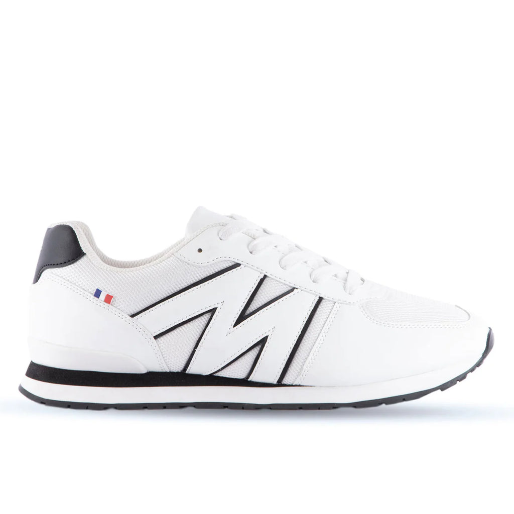 Zapatilla Casual Urbana Hombre Blanco Negro Michelin Cc12