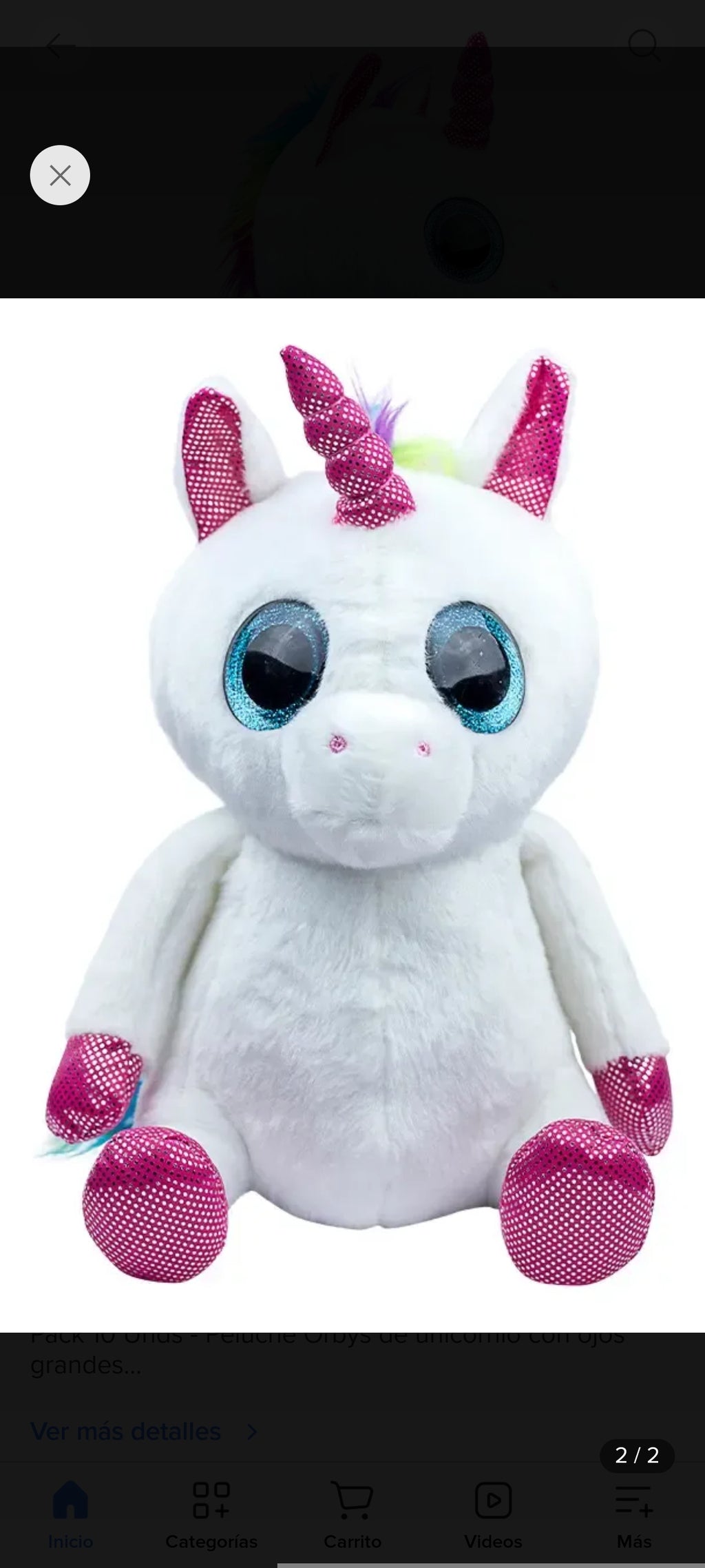 Peluche orbis marca happydays