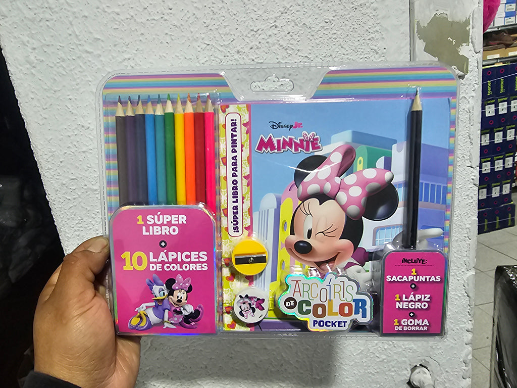 Set para colorear minnie