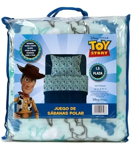 Sábana 1.5 Plazas Polar Estampado Toy Story Rex